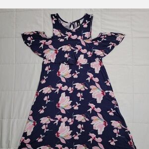 Agnes & Dora Navy and Pink Floral Blouse